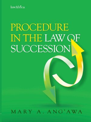 cover image of Procedure in the Law of Succession in Kenya